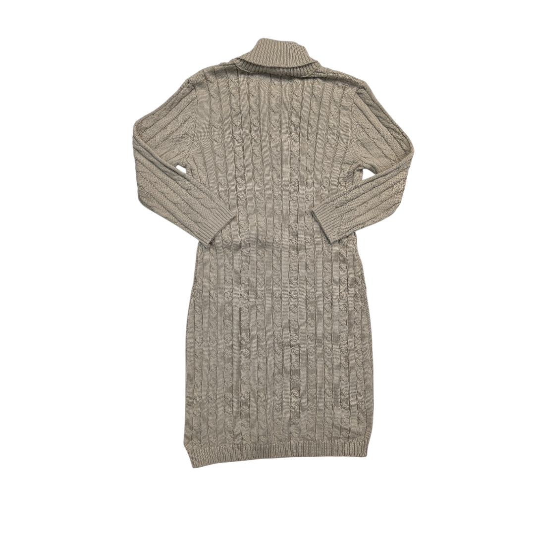 Dress Sweater By Calvin Klein In Tan, Size:M