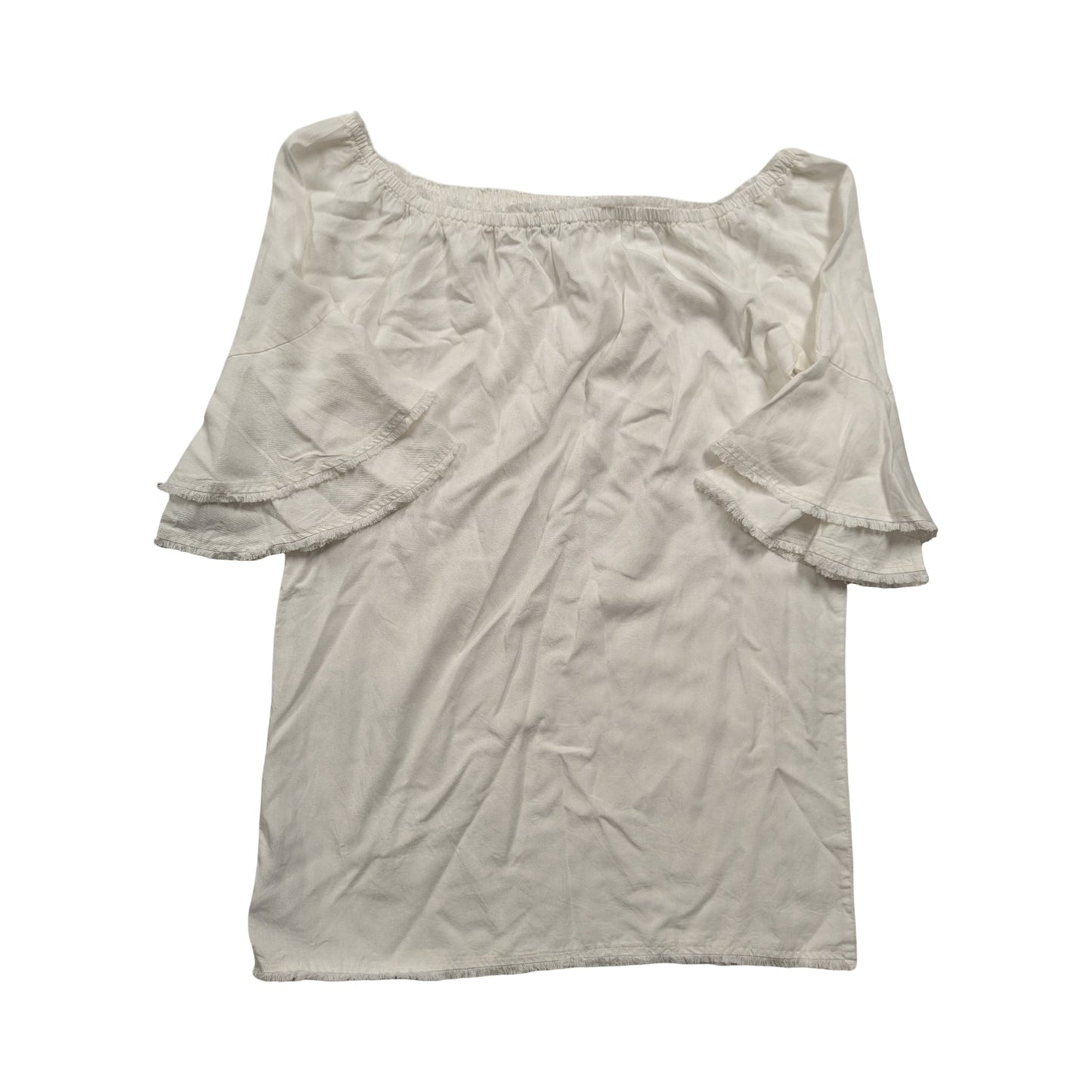 Dress Casual Midi By Boston Proper In White, Size:L