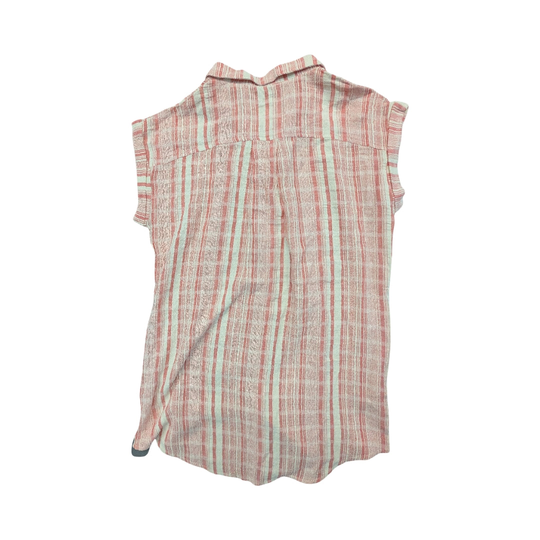 Dress By Cmc In Pink & White, Size:S