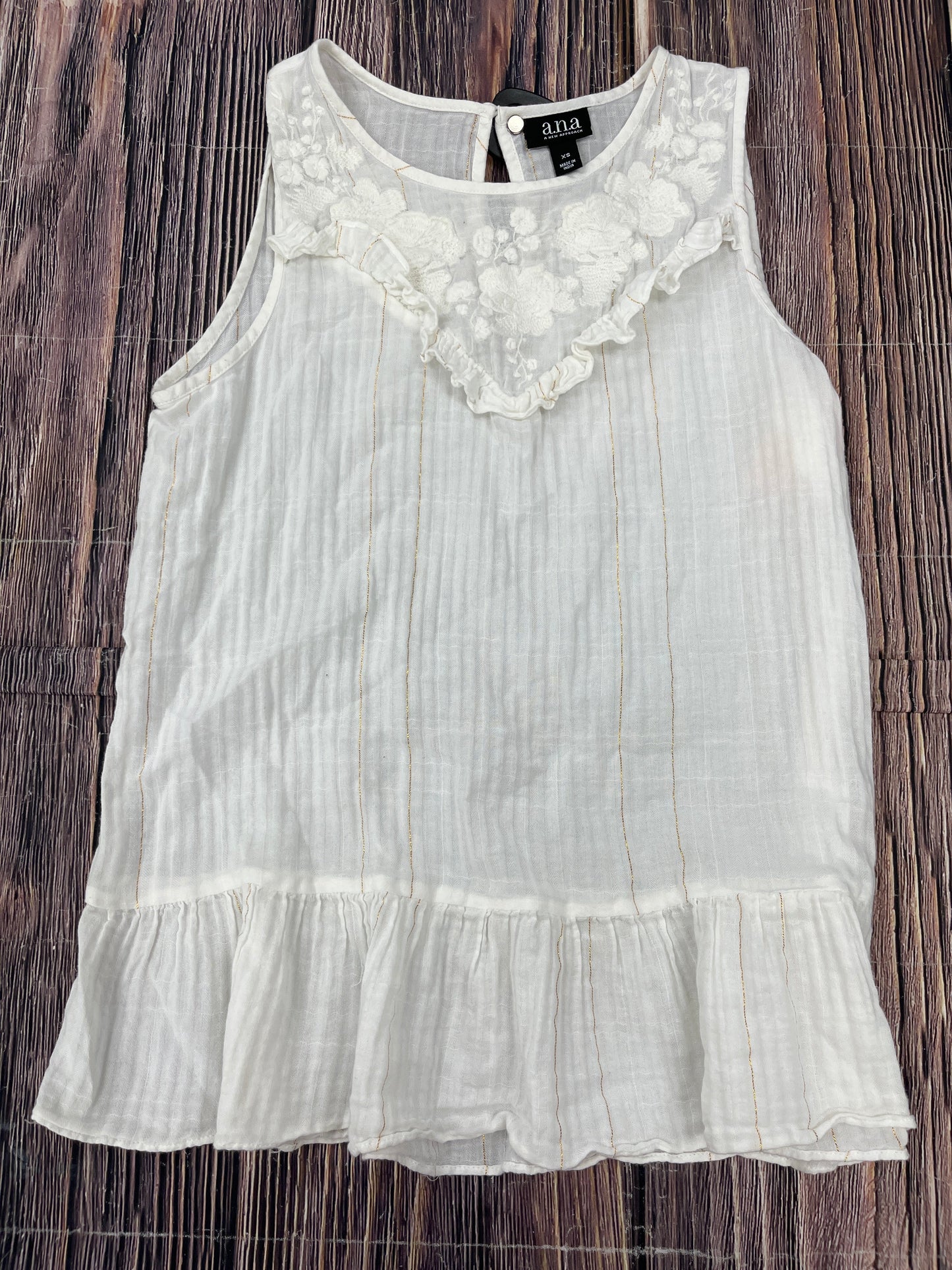 Top Sleeveless By Ana Size: Xs