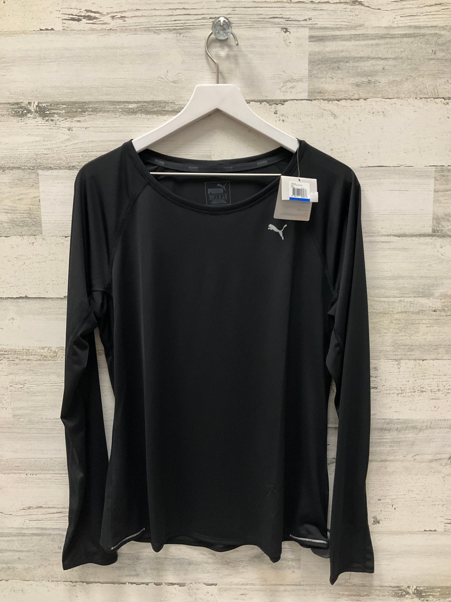 Athletic Top Long Sleeve Crewneck By Puma Size: Xl