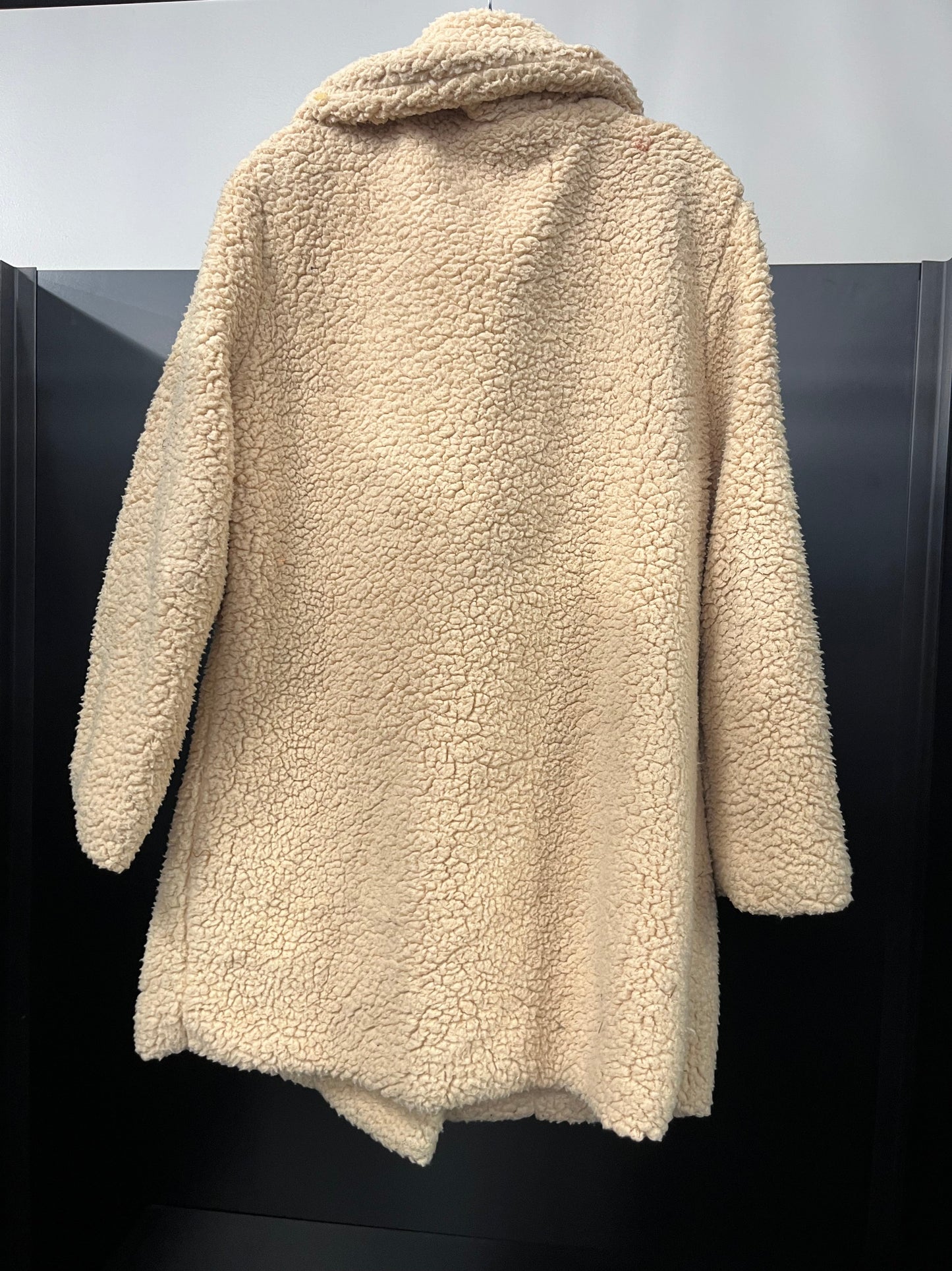Jacket Faux Fur & Sherpa By C And C Size: L