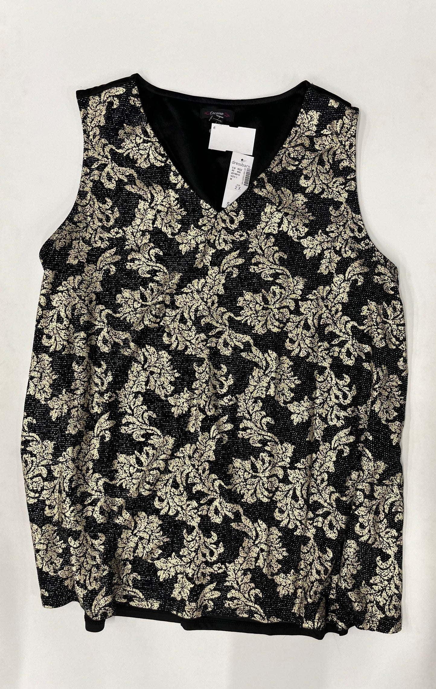 Top Sleeveless By Cocomo NWT Size: 2x