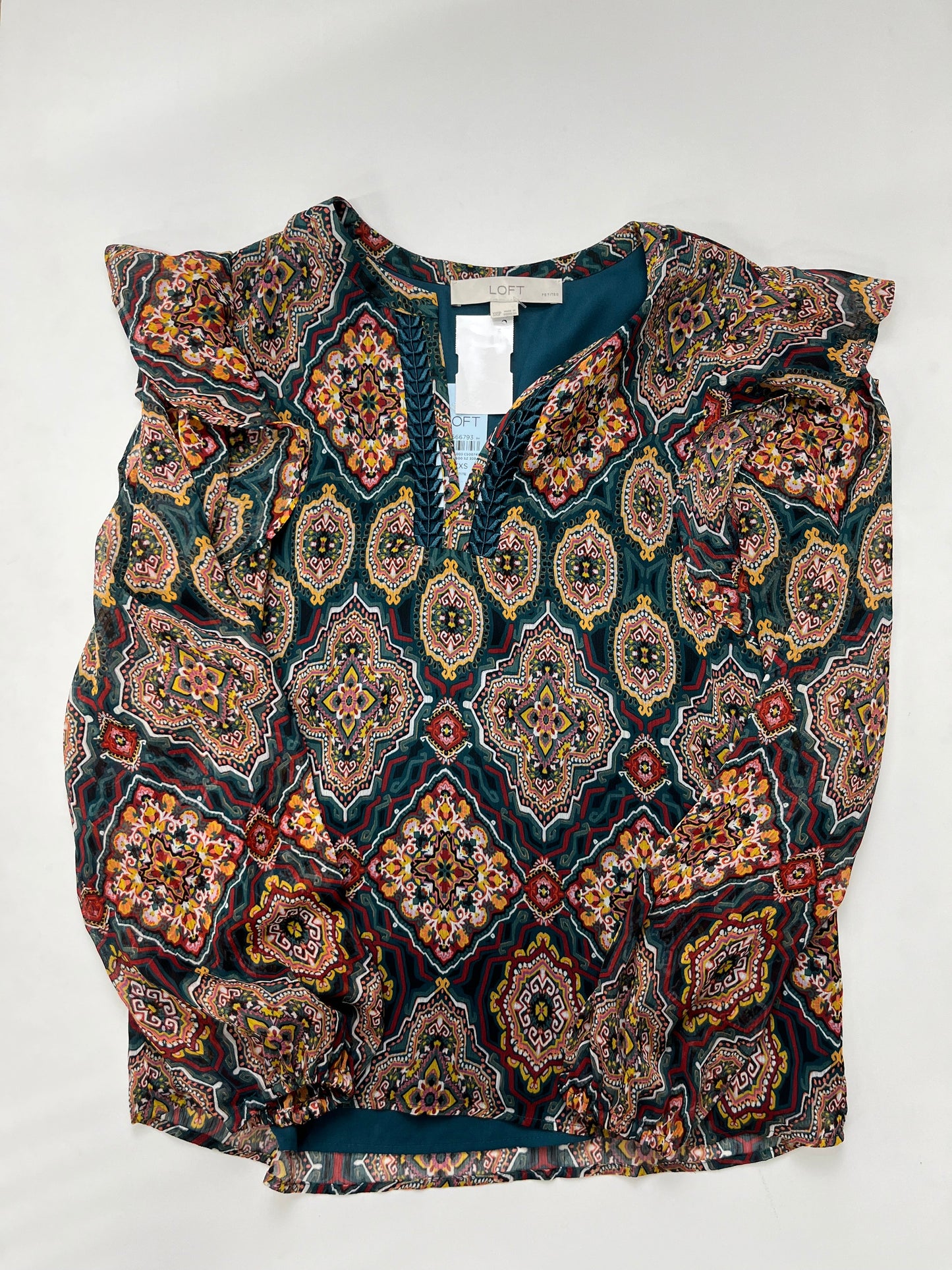 Blouse Long Sleeve By Loft NWT Size: Xxs