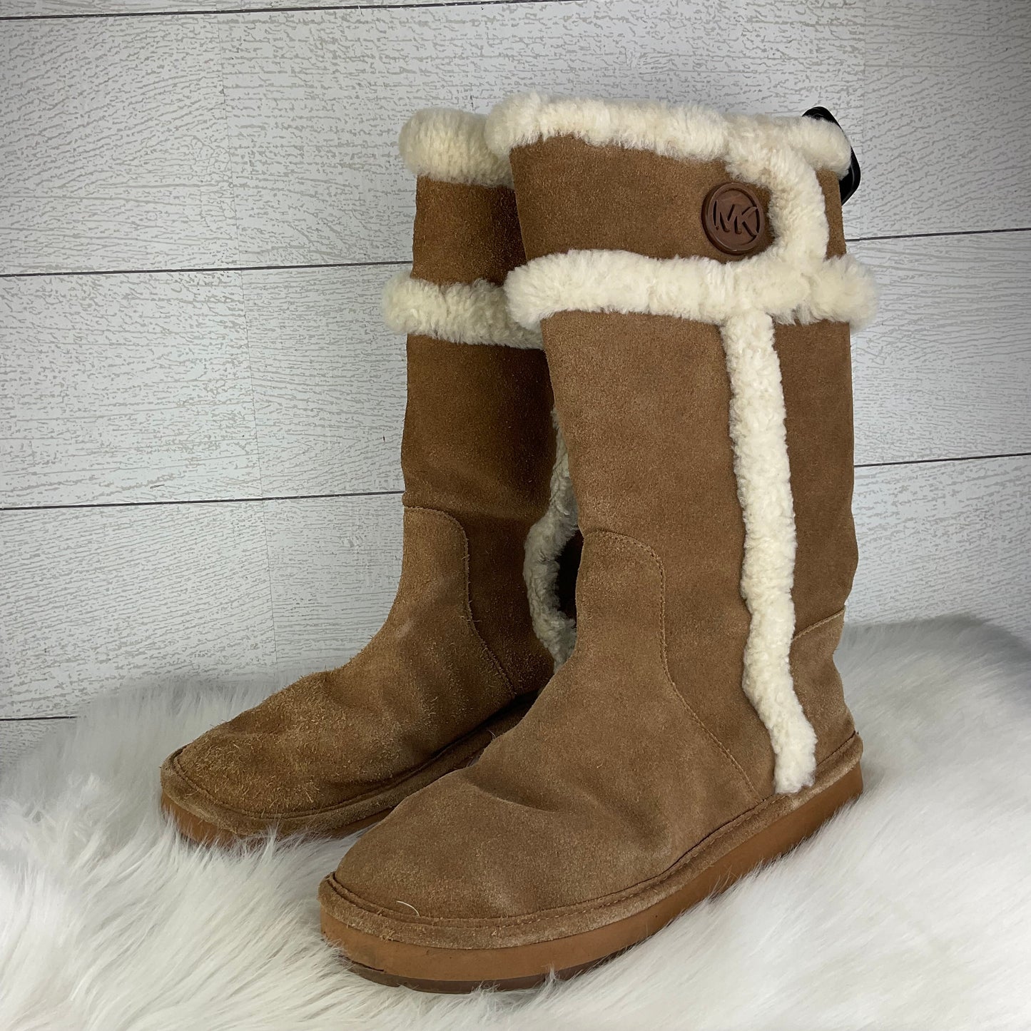 Boots Designer By Michael Kors Size: 8