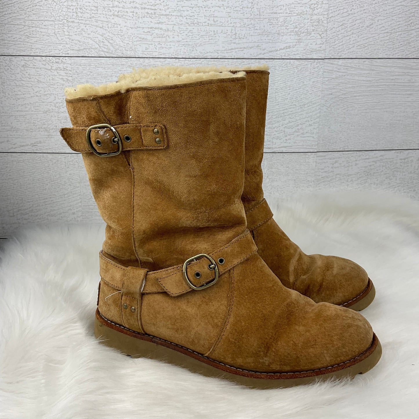 Boots Designer By Ugg Size: 6