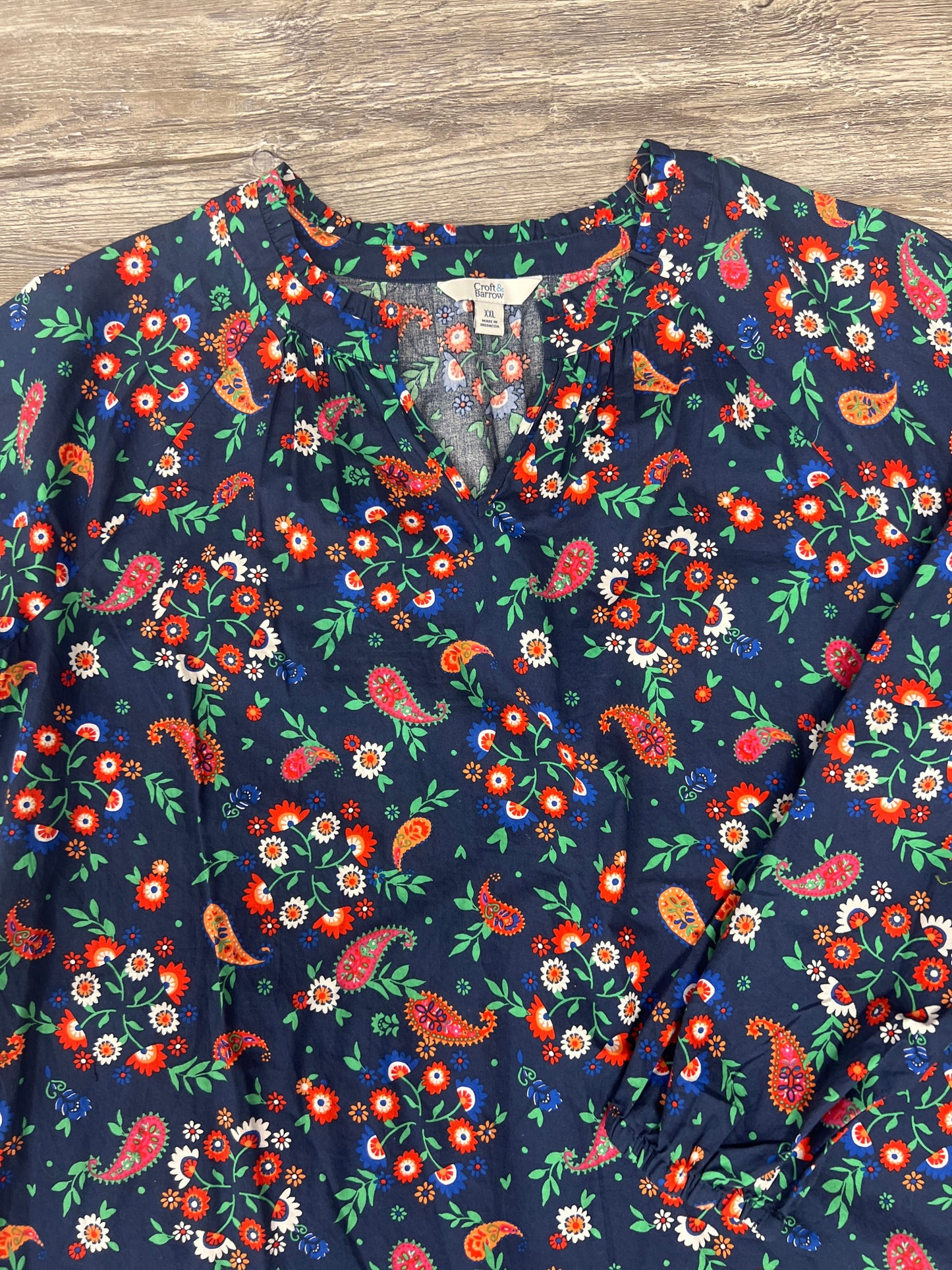 Top Long Sleeve By Croft And Barrow Size: Xxl