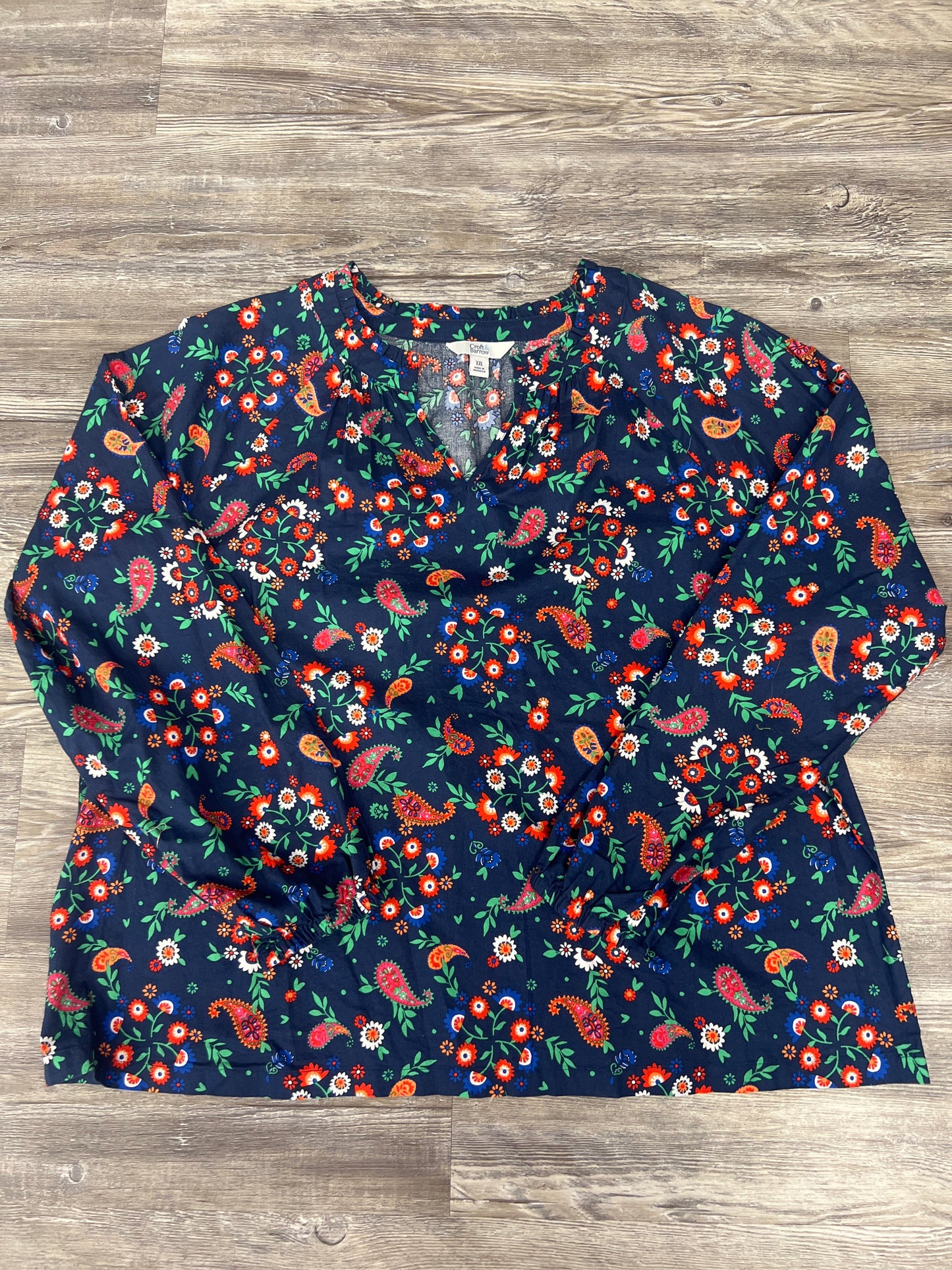 Top Long Sleeve By Croft And Barrow Size: Xxl