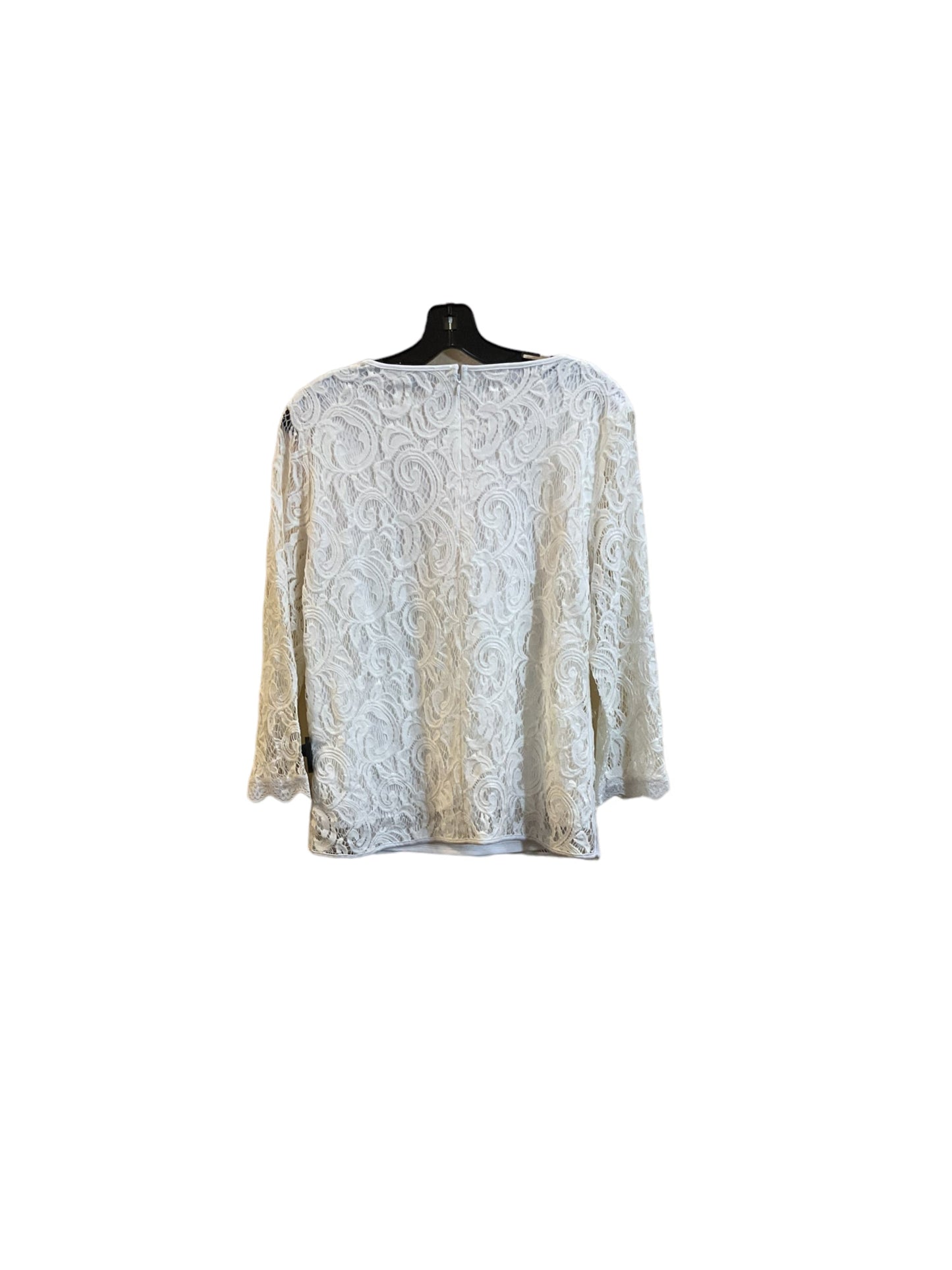 Top 3/4 Sleeve By Adrianna Papell Size: Xl