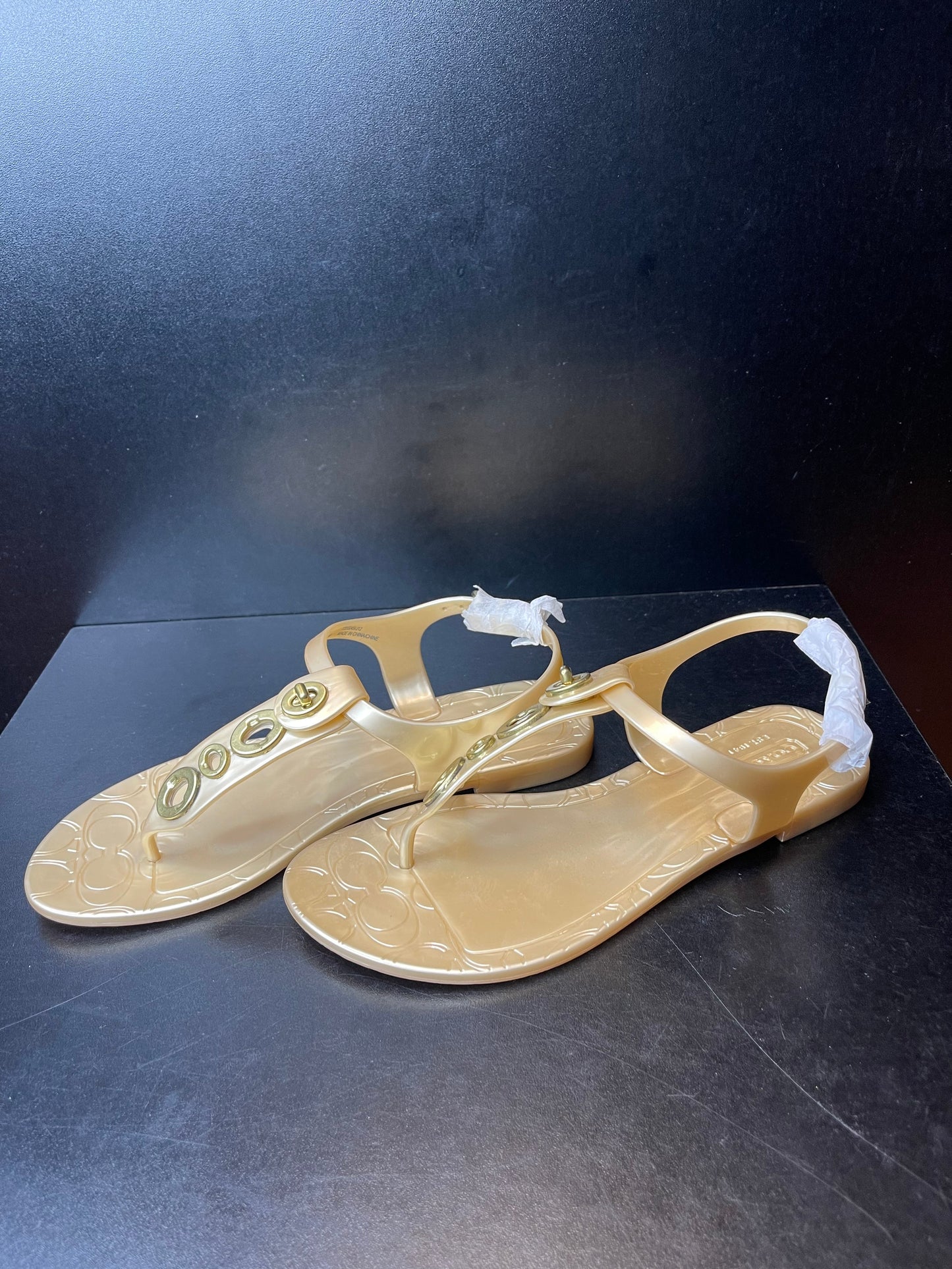 Sandals Flip Flops By Coach Size: 5