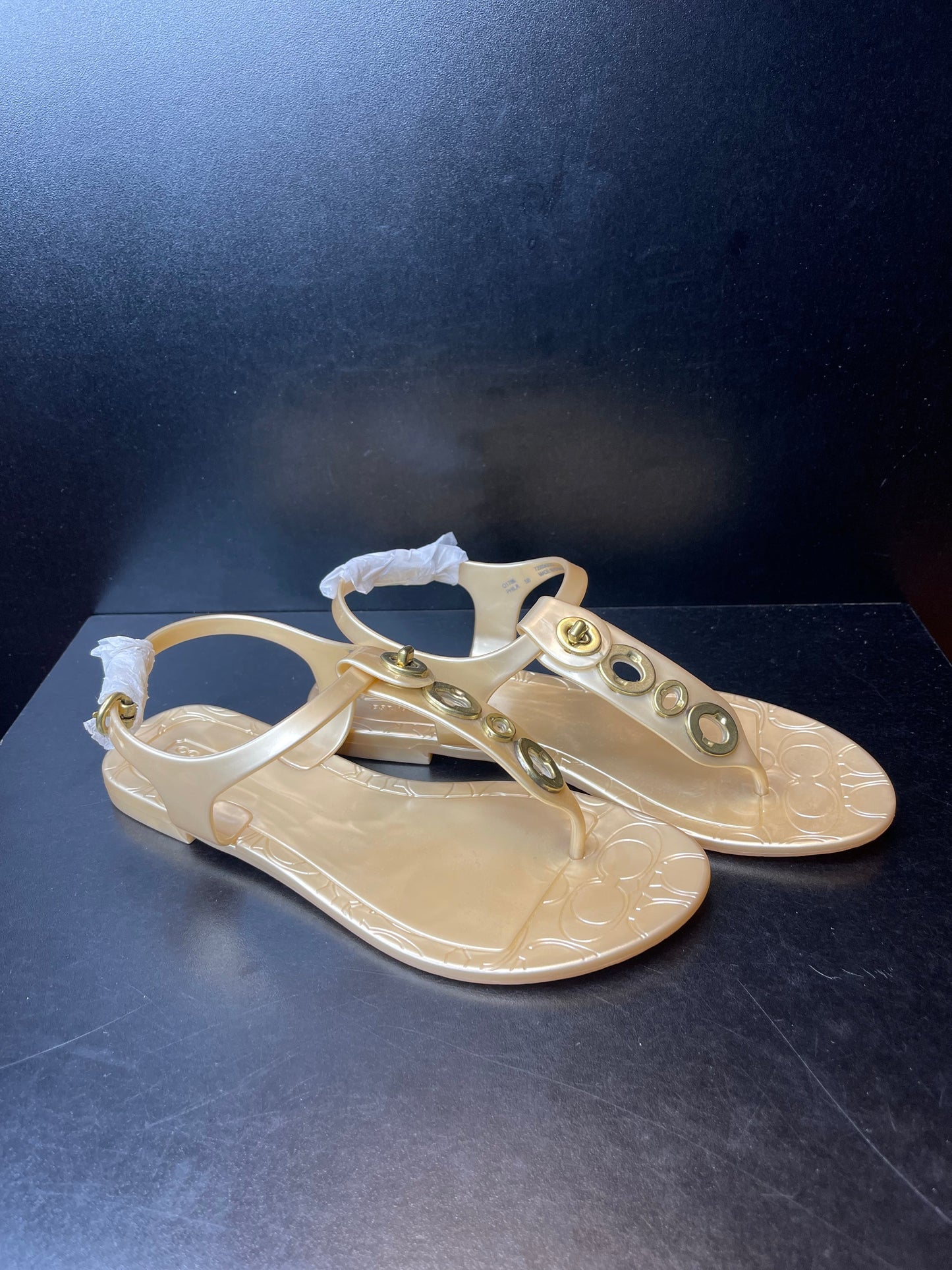 Sandals Flip Flops By Coach Size: 5