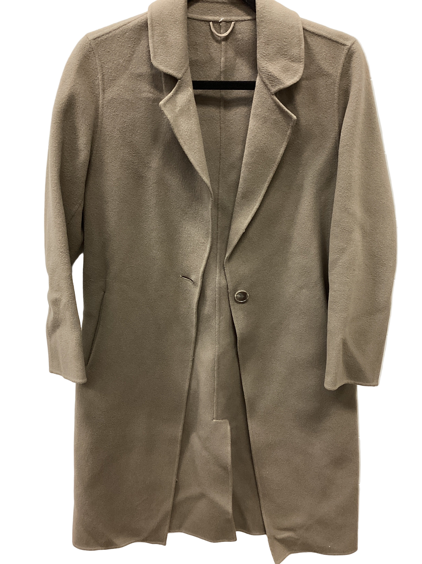 Coat Peacoat By Clothes Mentor In Taupe, Size:M