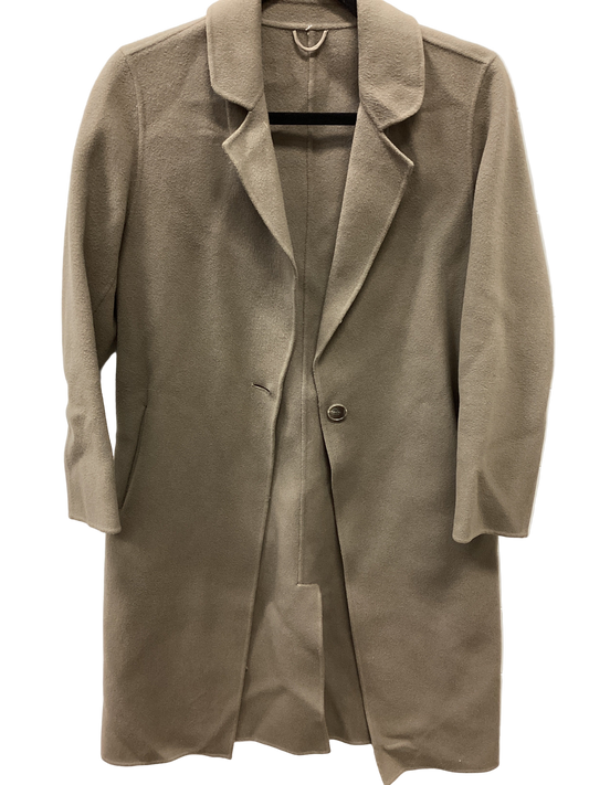 Coat Peacoat By Clothes Mentor In Taupe, Size:M