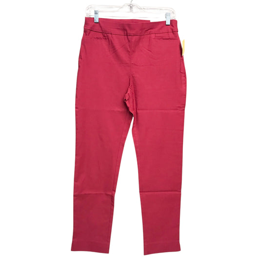 Pants Cropped By Chicos In Magenta, Size:6
