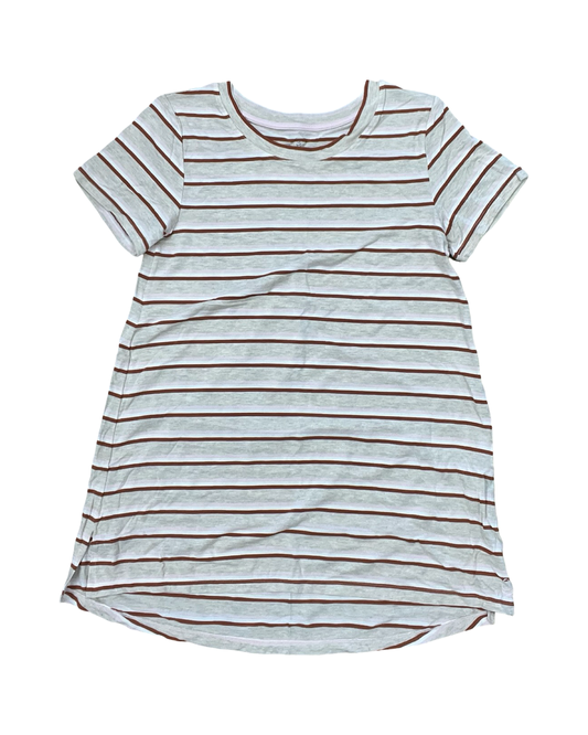 Top Ss By Cuddl Duds In Orange & Tan, Size:Xs