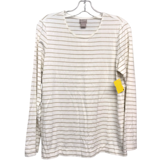 Top Ls Basic By Chicos In Striped Pattern, Size:M