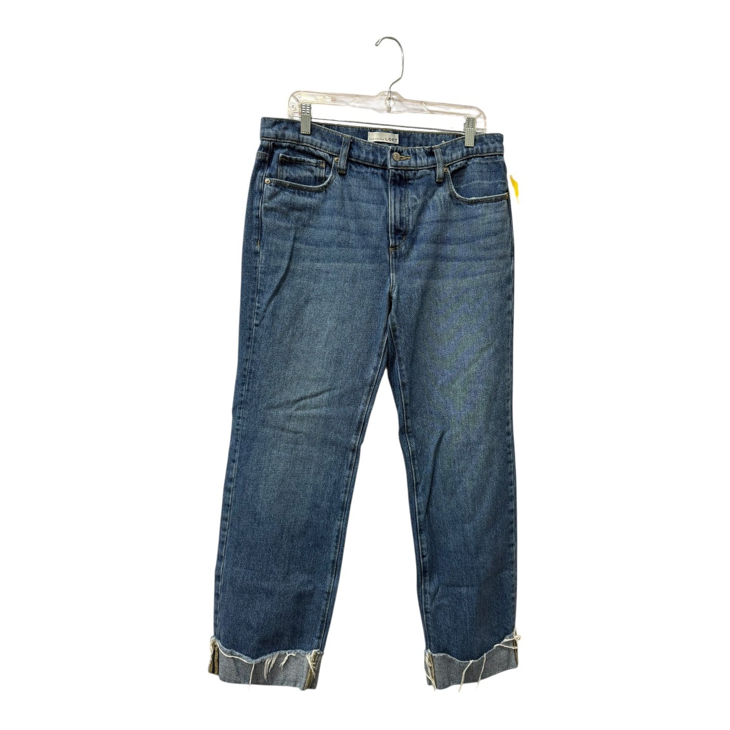 Jeans Boyfriend By Loft In Blue Denim, Size:6