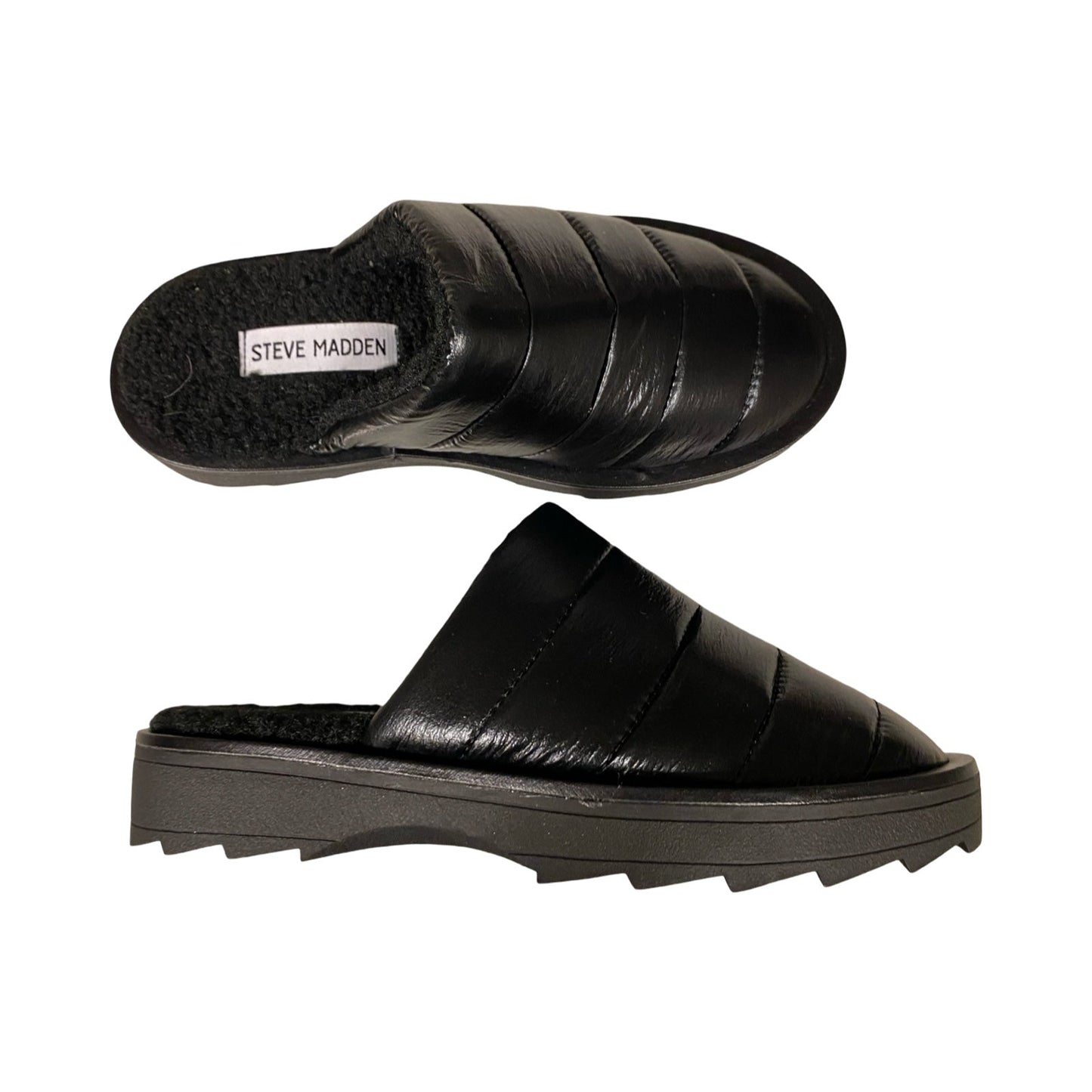Shoes Flats By Steve Madden In Black, Size:5