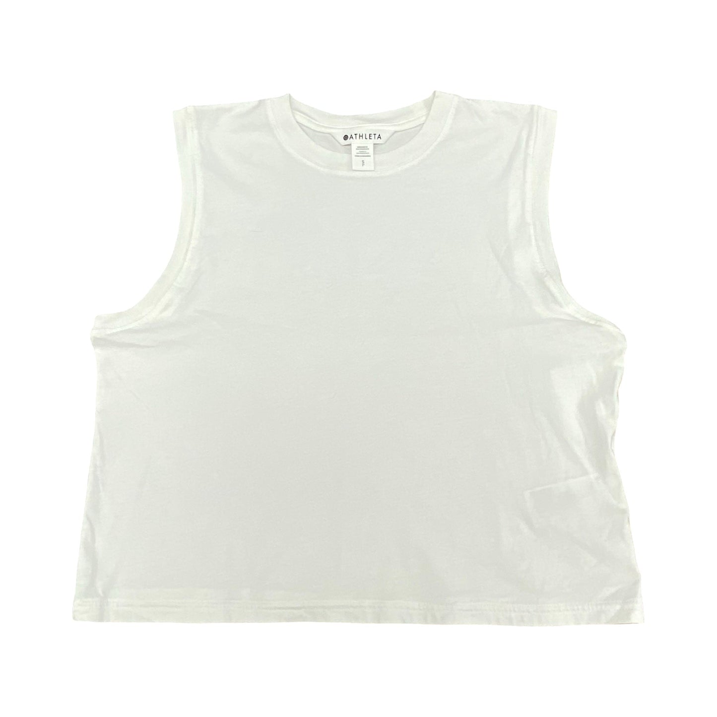 Athletic Tank Top By Athleta In White, Size:S