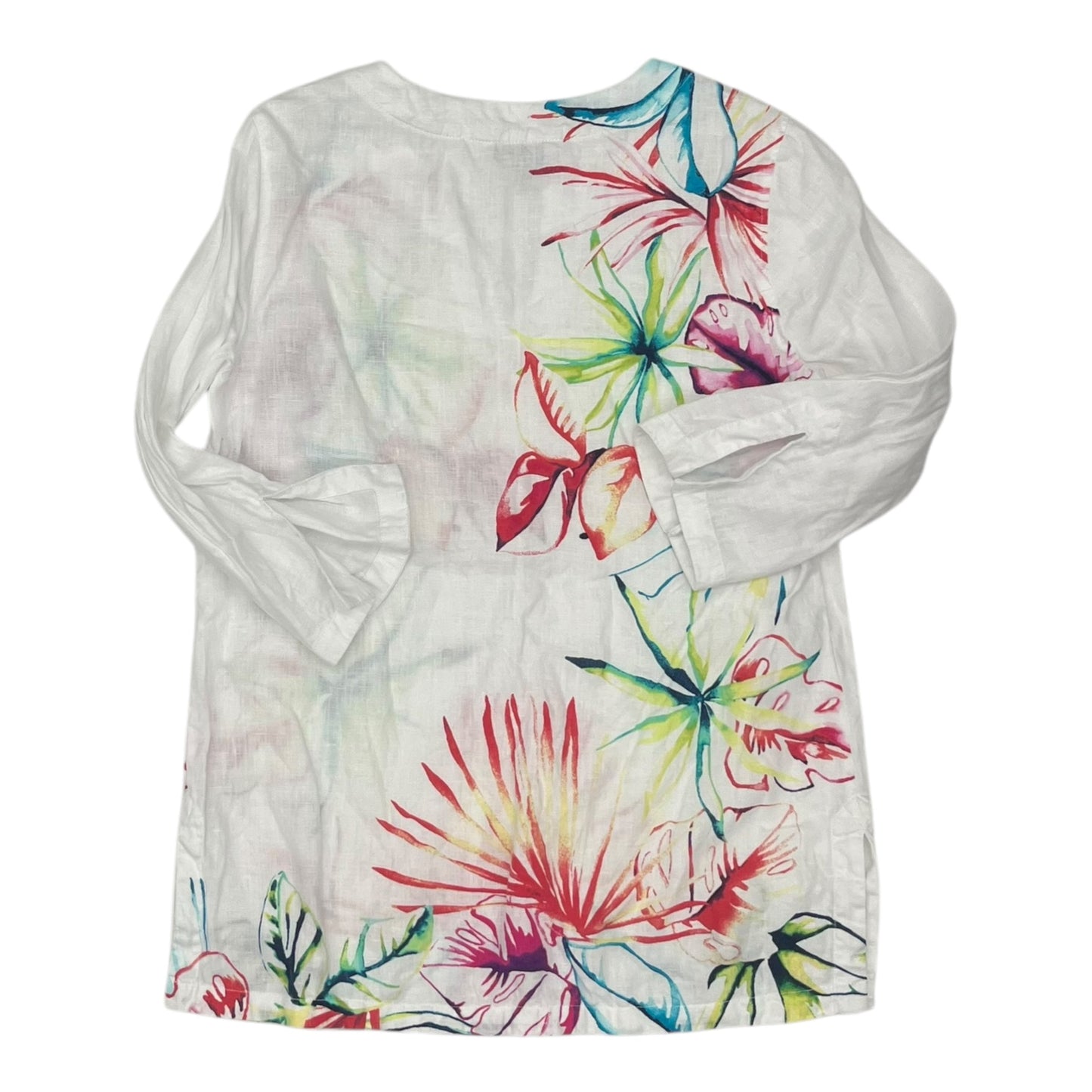 Blouse Ls By Tommy Bahama In White, Size:Xs