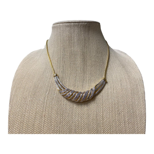 Necklace Statement  In Gold