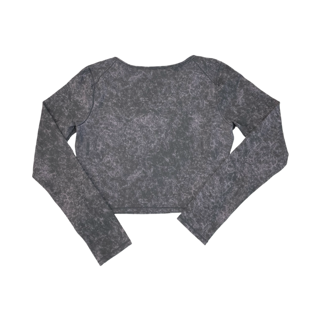 Athletic Top Ls Crewneck By Lululemon In Purple, Size:12