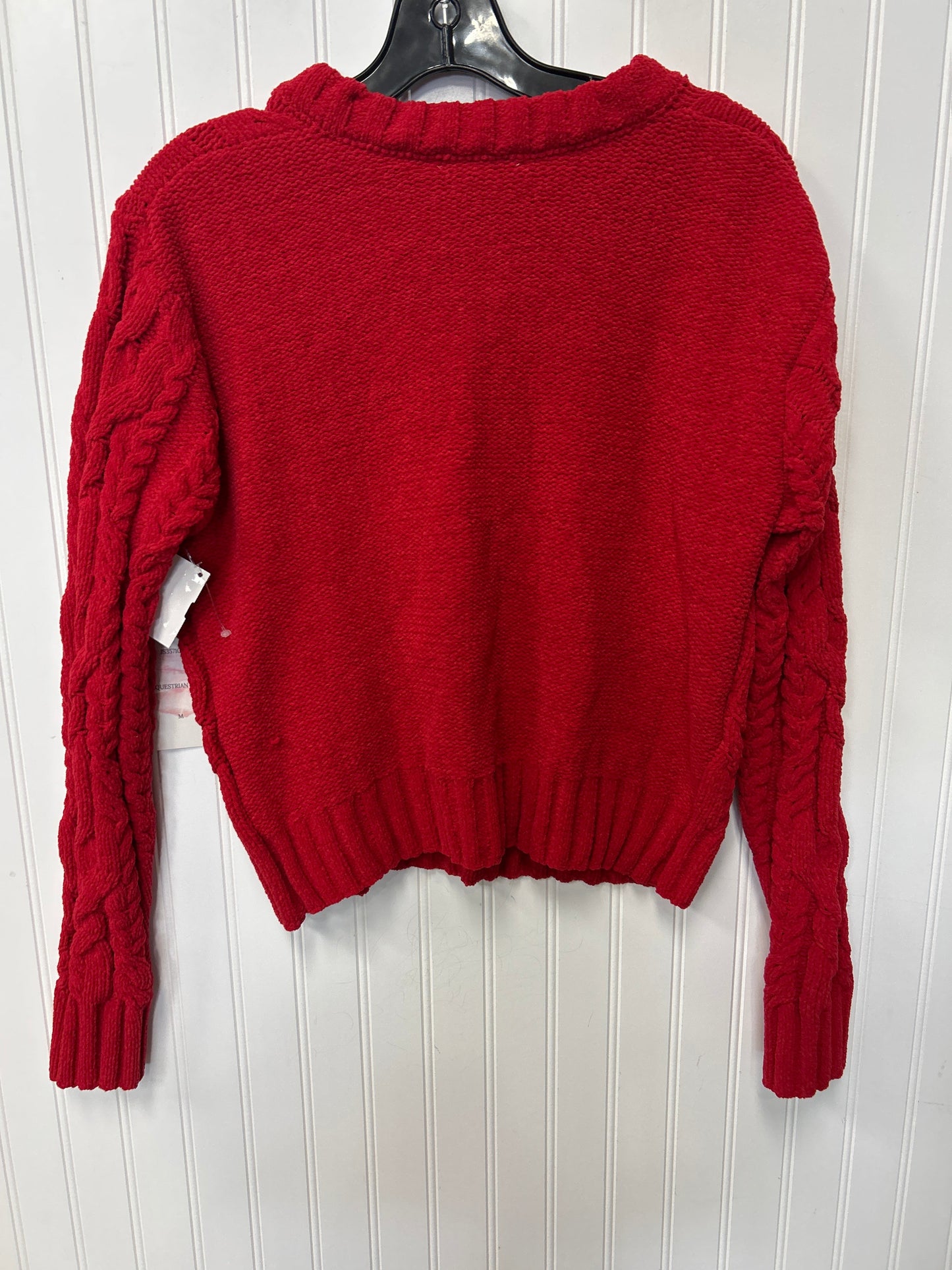 Sweater By Clothes Mentor In Red, Size:M
