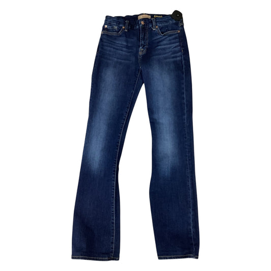 Jeans Boot Cut By 7 For All Mankind In Blue Denim, Size:8