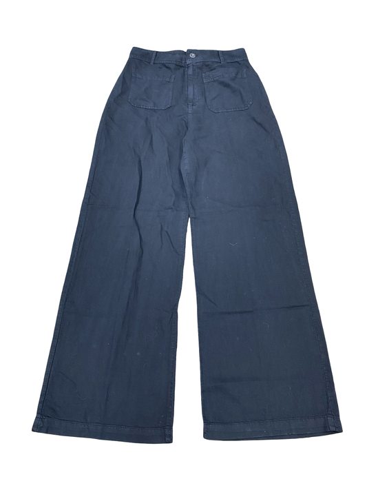 Pants Wide Leg By Bella Dahl In Black, Size:8