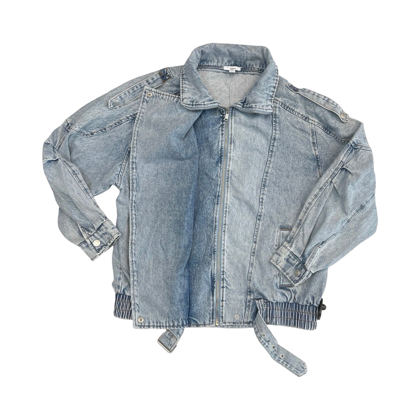 Jacket Denim By Bar Iii In Blue Denim, Size:M