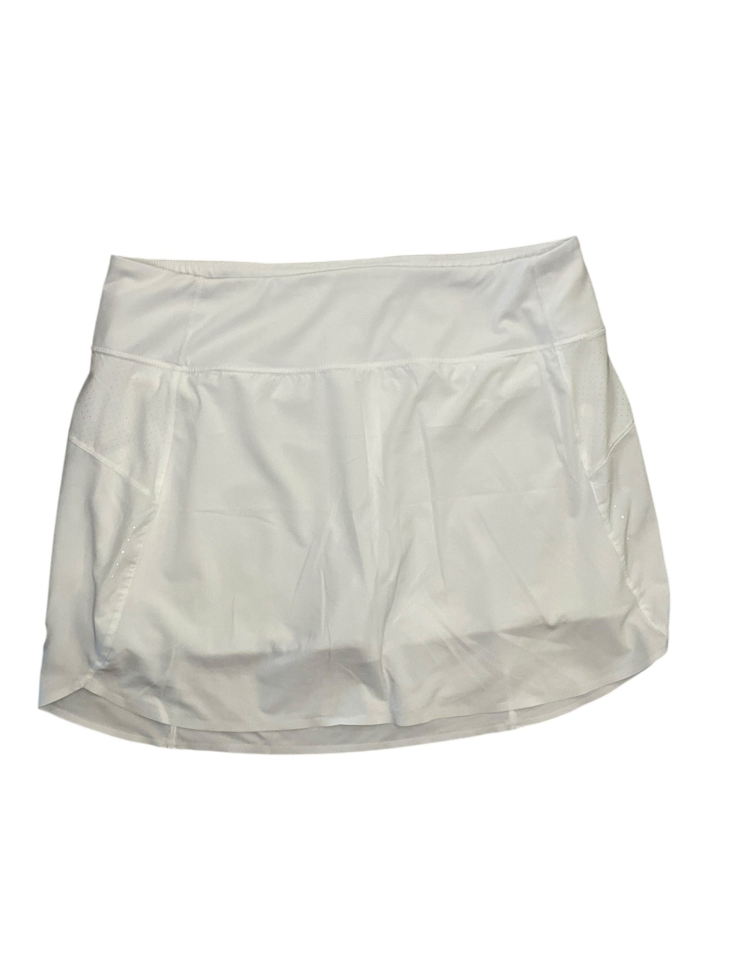 Athletic Skort By Athleta In White, Size:Xl