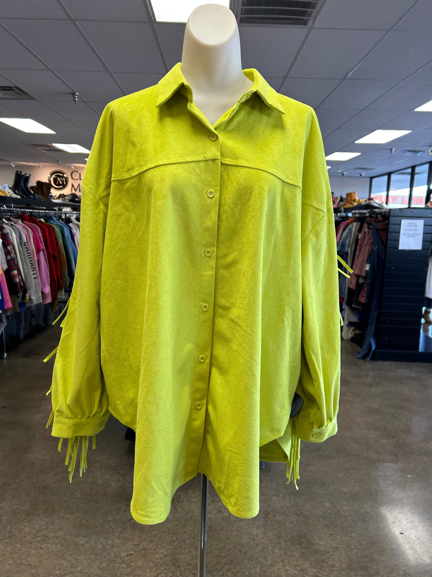 Top Ls By Cloud Ten In Green, Size:S