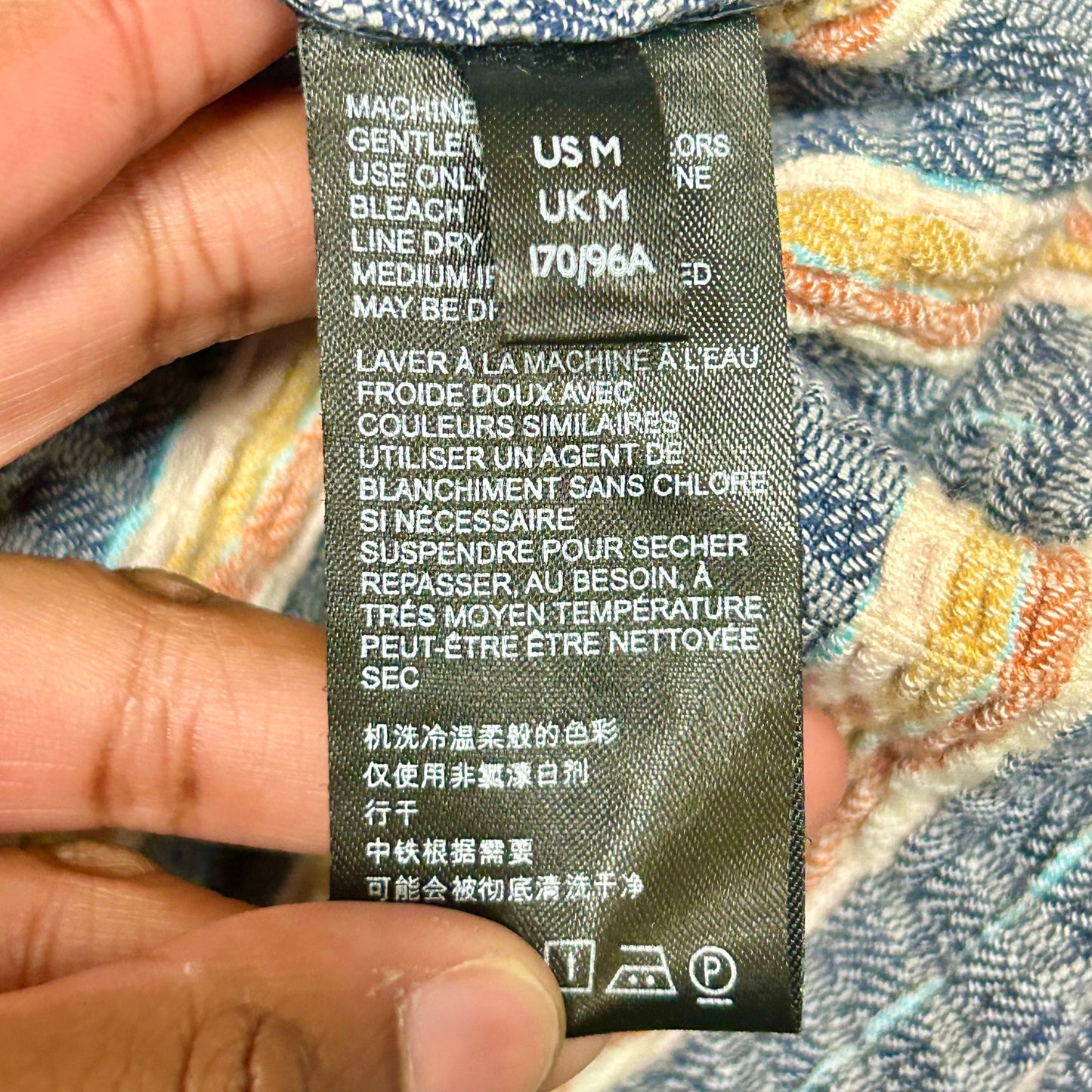 Pants Wide Leg By Free People In Blue & Orange, Size: M