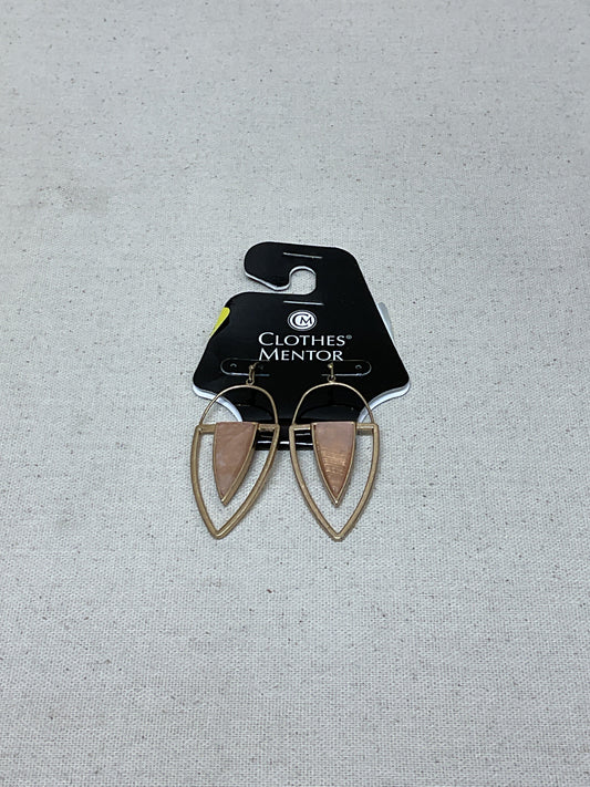 Earrings Dangle/Drop By Clothes Mentor In Gold & Pink