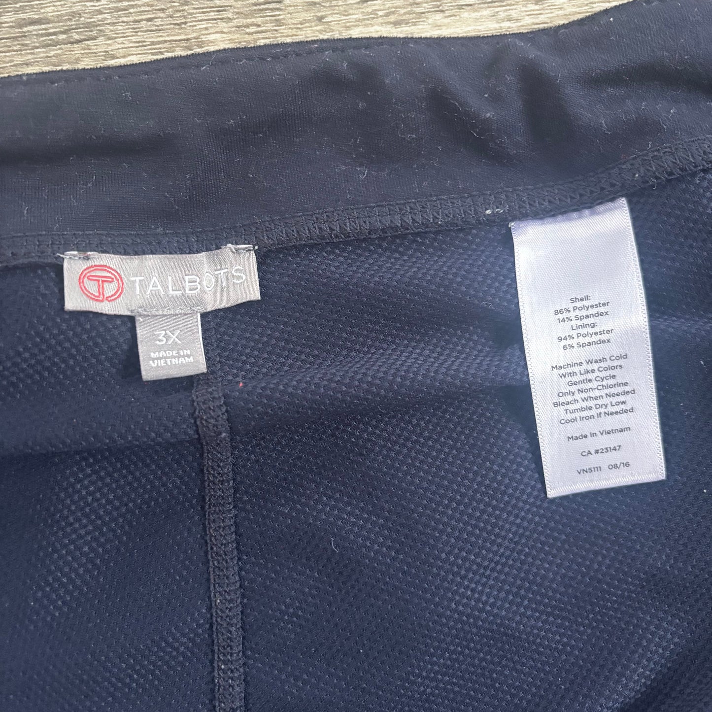 Athletic Skort By Talbots In Navy, Size: 3x