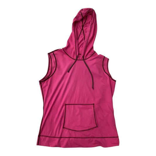 Top Sleeveless By Athleta In Pink & Tan, Size:L