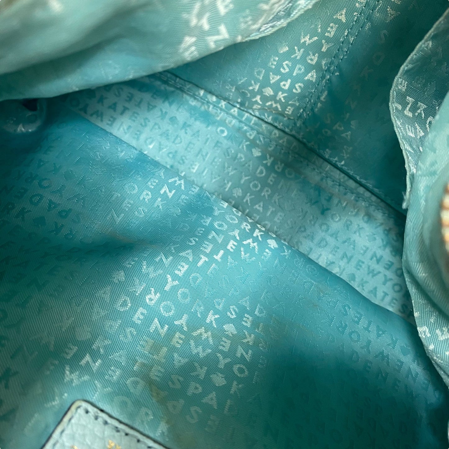 Crossbody Designer By Kate Spade In Aqua, Size:Medium