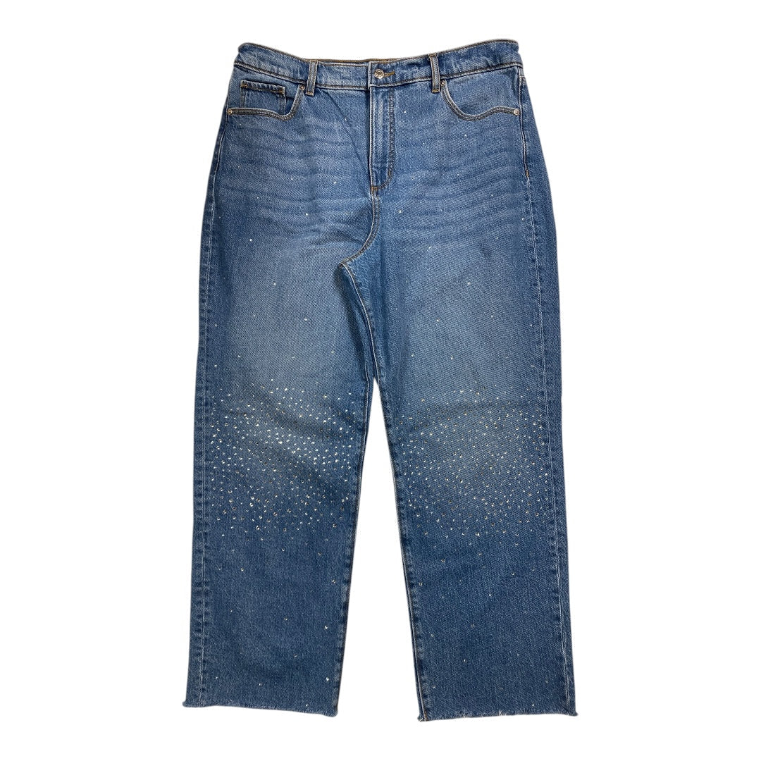 Jeans Straight By Loft In Blue, Size:14