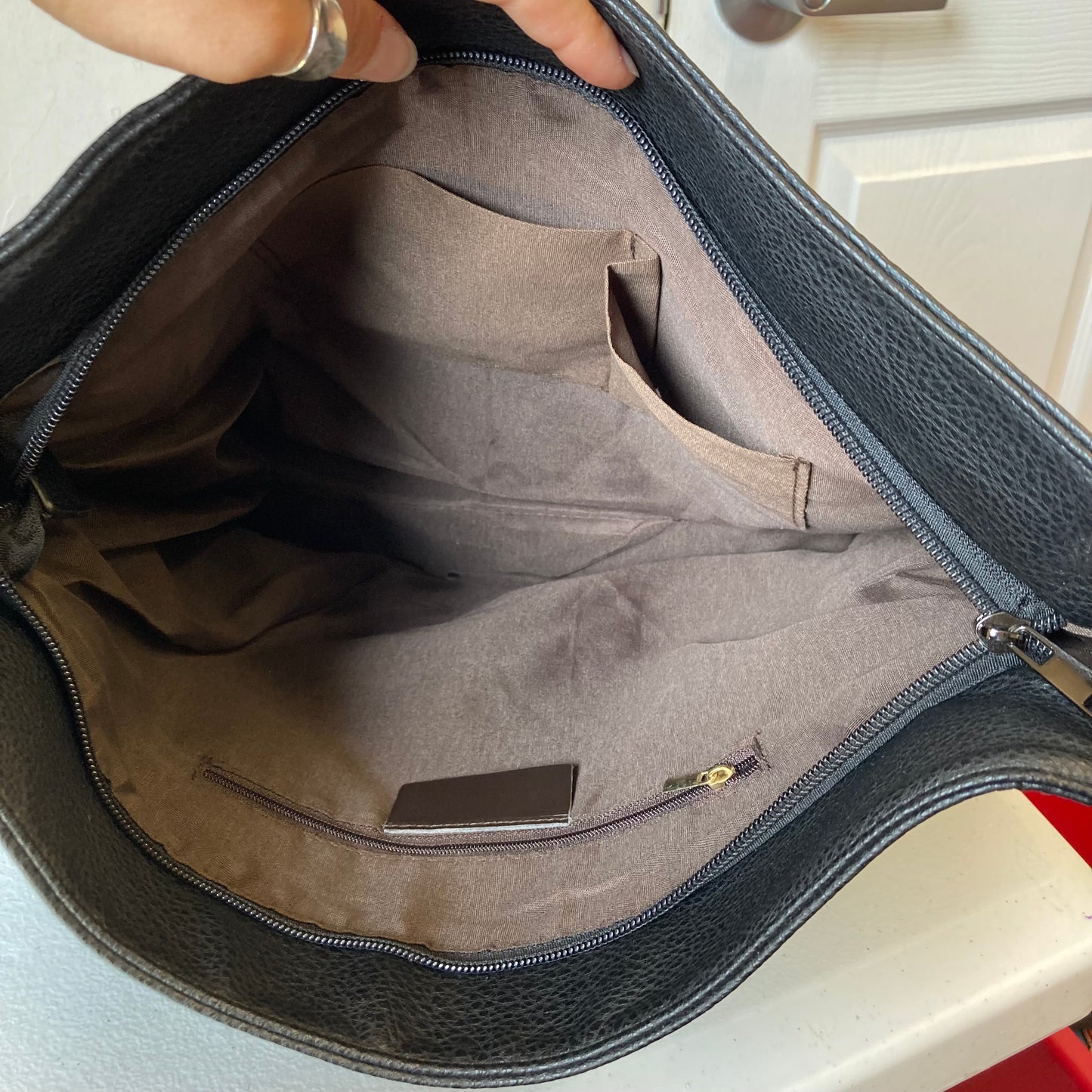 Tote In Black, Size:Large