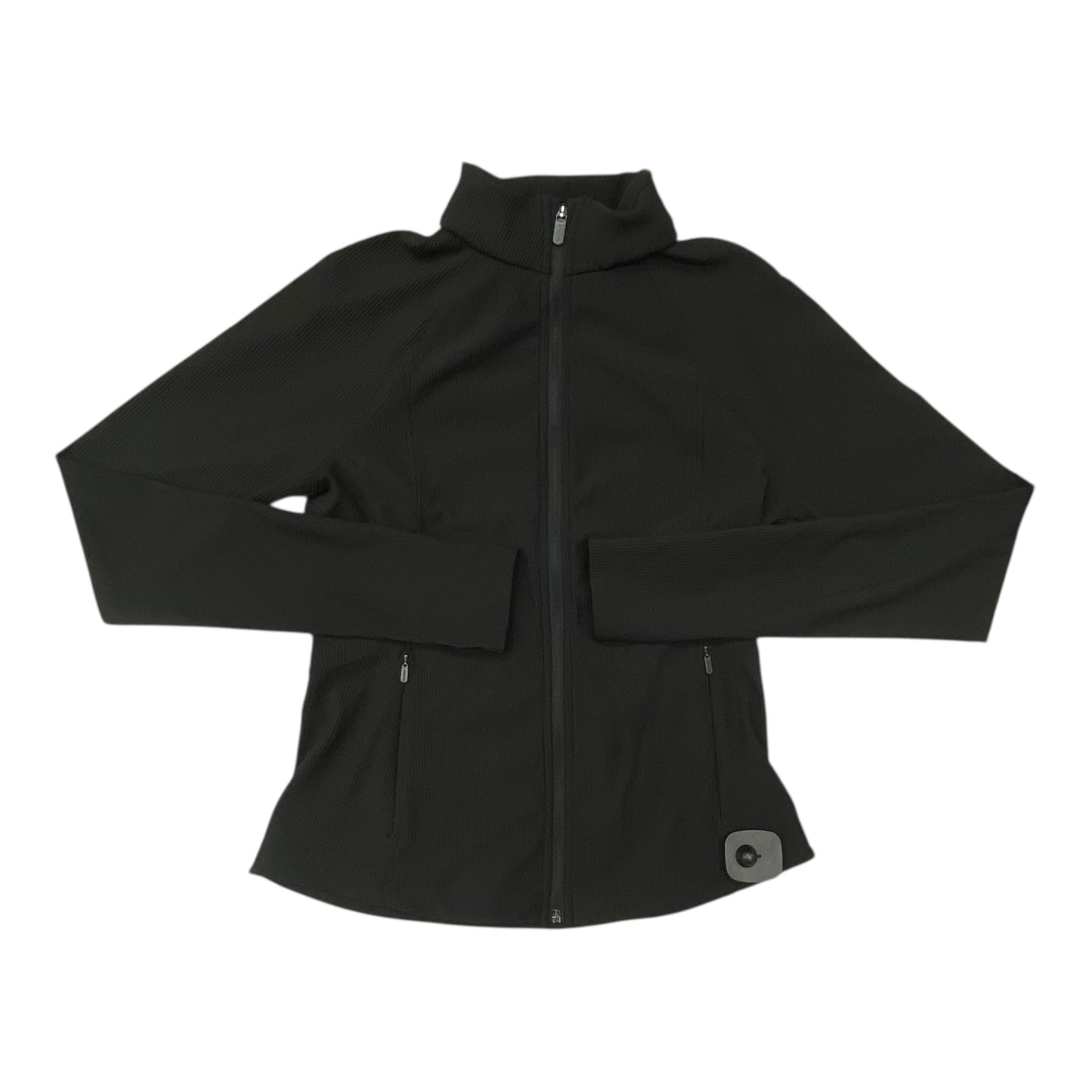 Athletic Jacket By Athleta In Black, Size:M