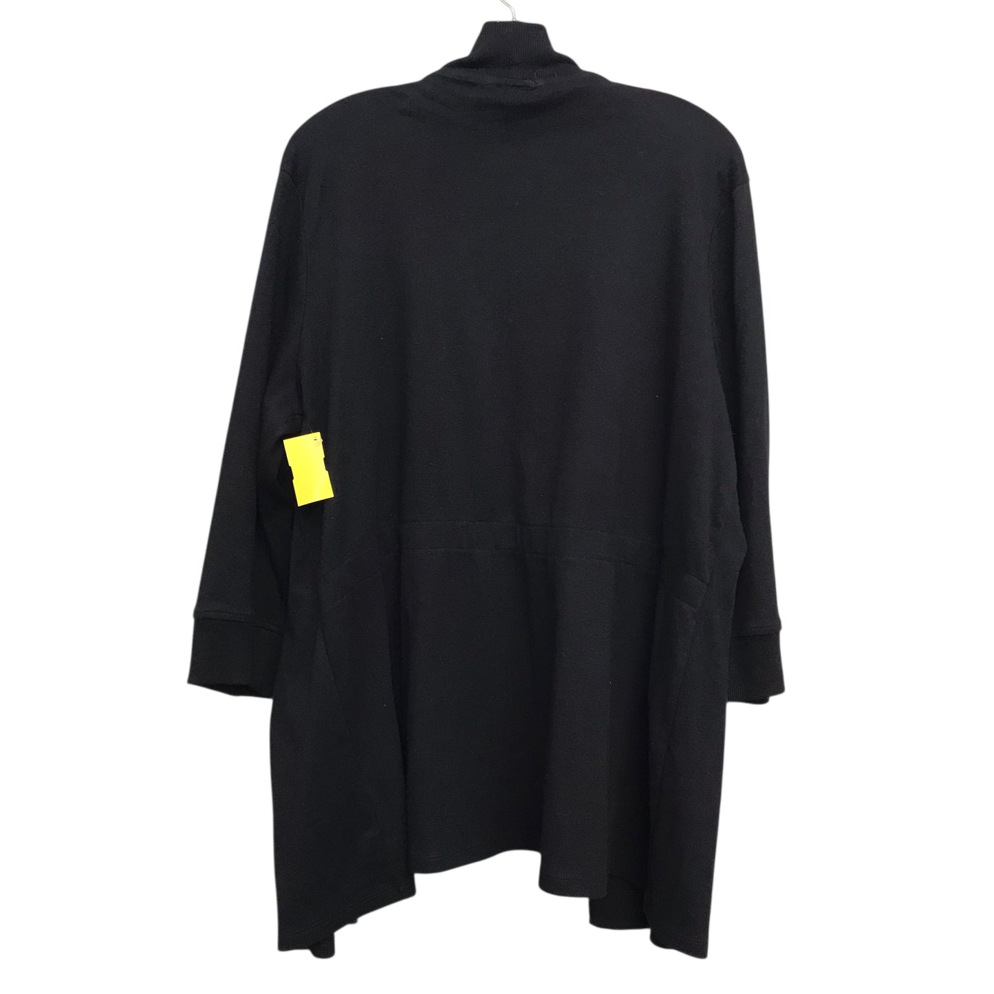 Sweater Cardigan By Jones New York In Black, Size:1X