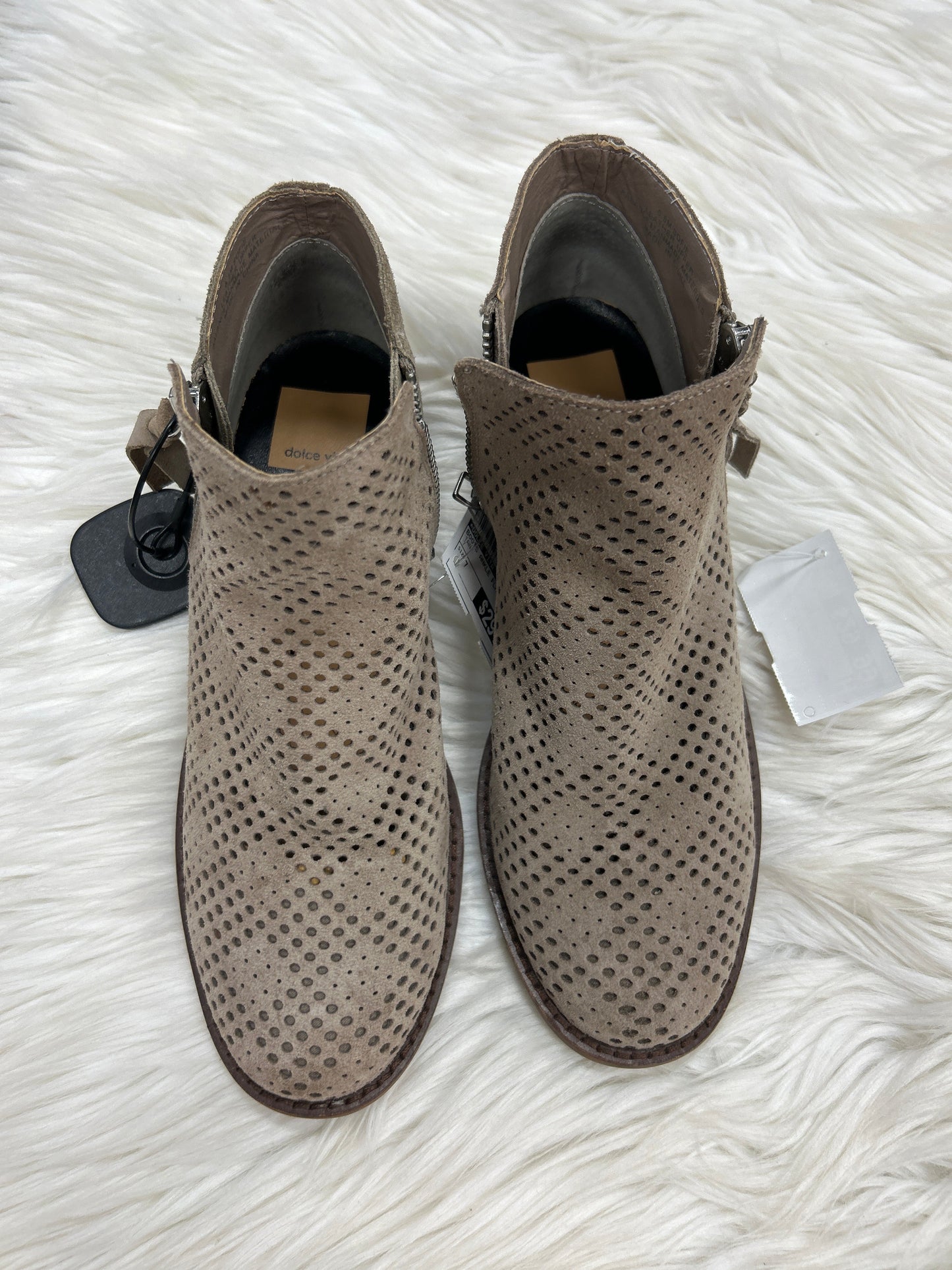 Boots Ankle Flats By Dolce Vita In Tan, Size:7