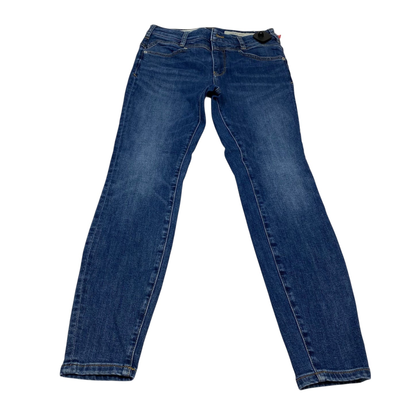 Jeans Skinny By Pilcro In Blue Denim, Size:8