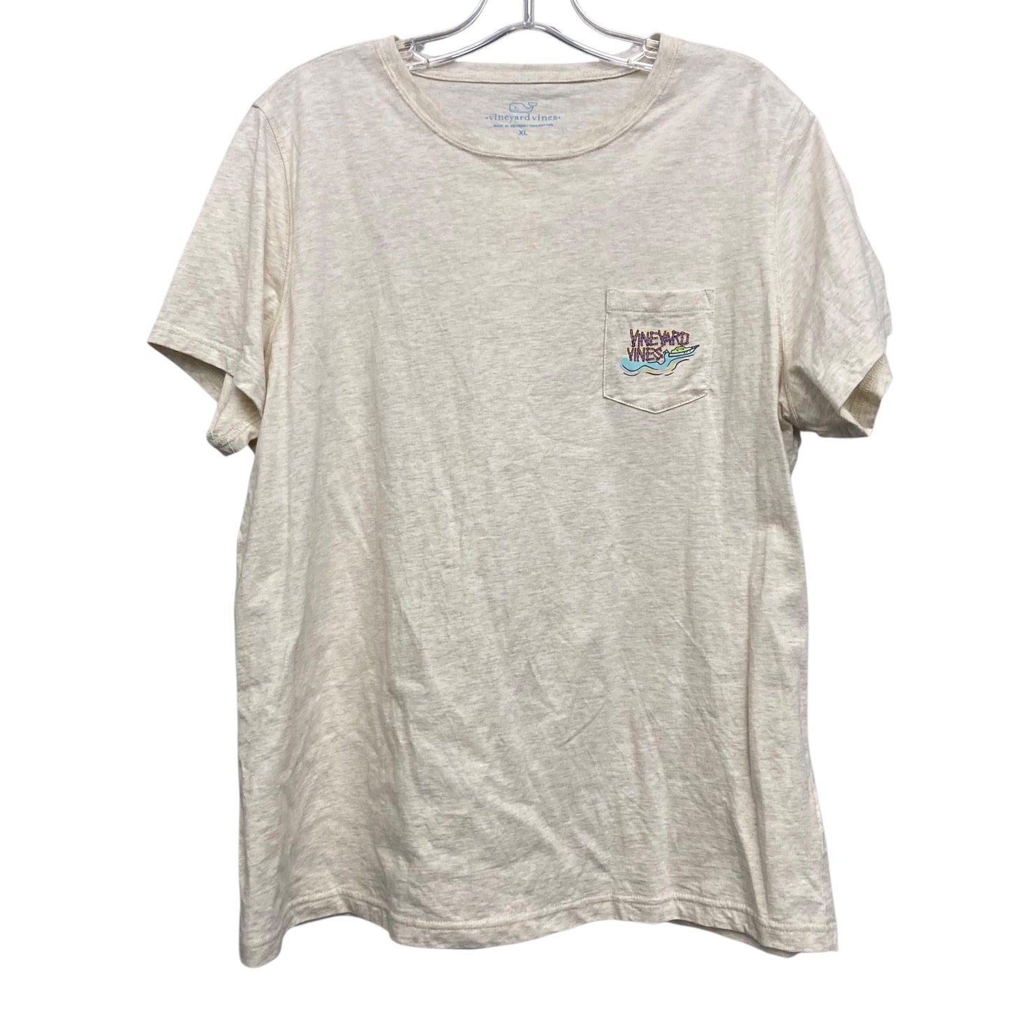 Top Ss Basic By Vineyard Vines In Beige, Size:Xl