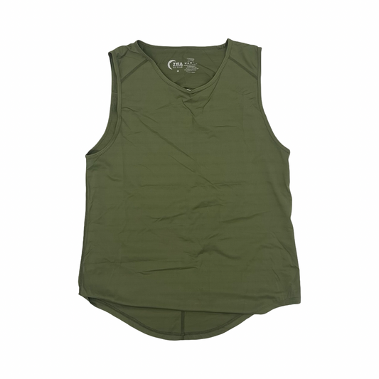 Athletic Tank Top By Zyia In Green, Size:M