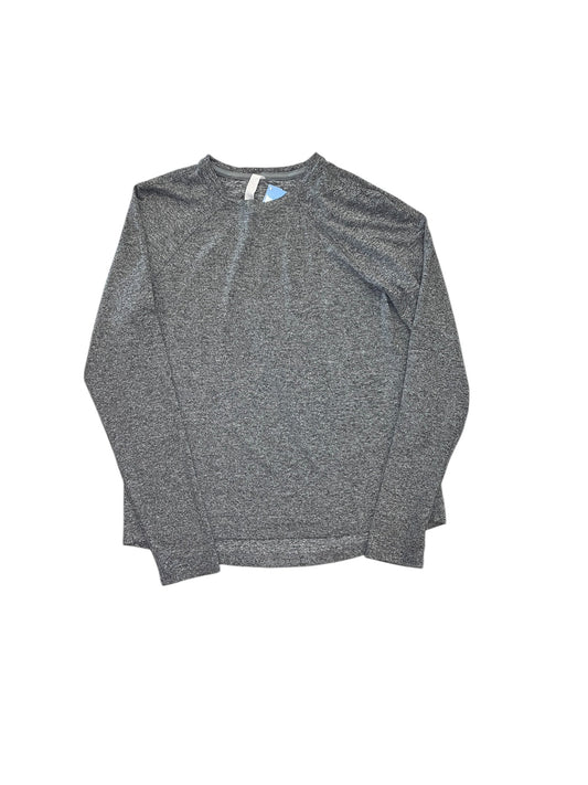 Athletic Top Ls Collar By Lululemon In Grey, Size:S