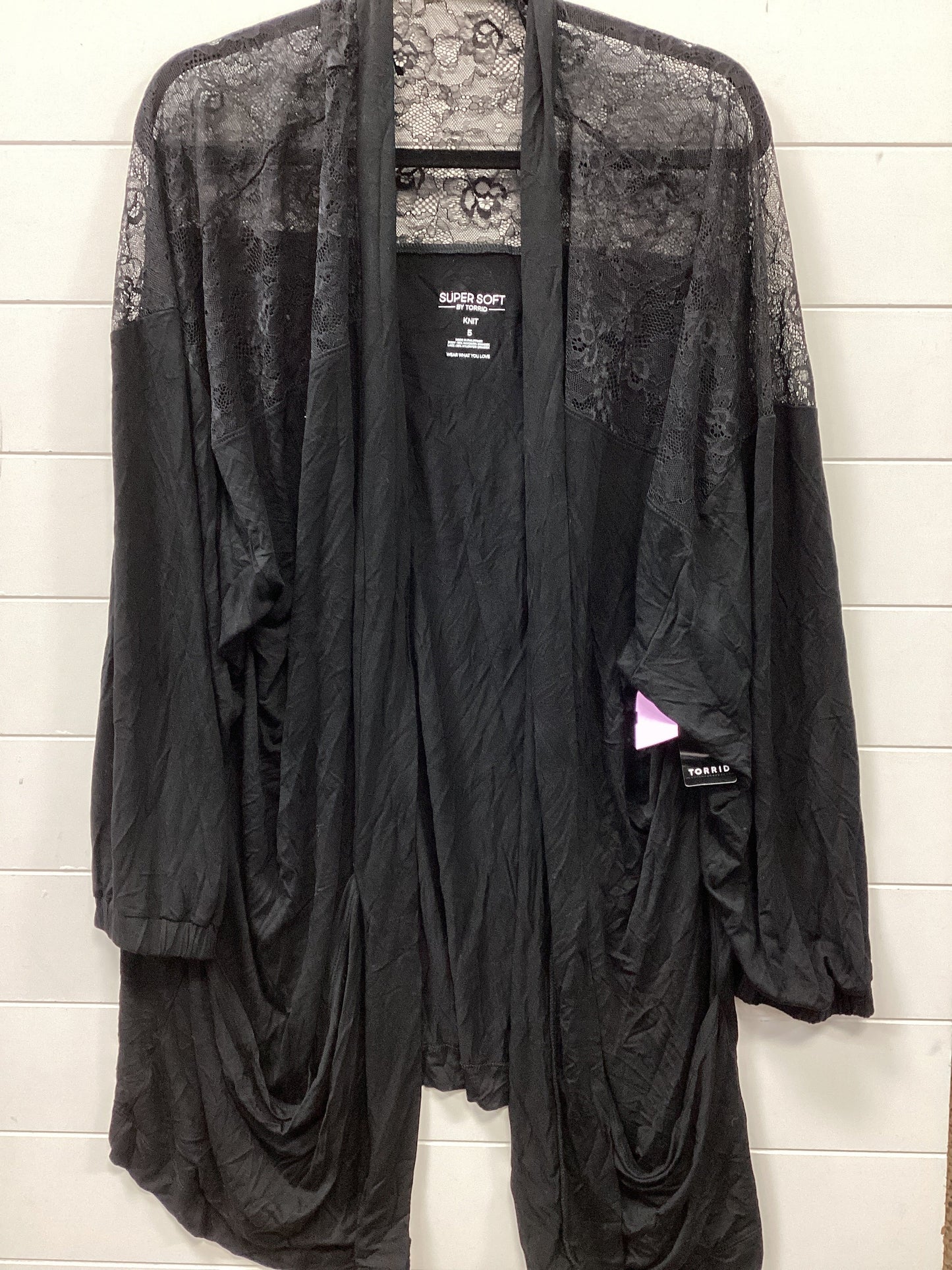 Cardigan By Torrid In Black, Size:4X