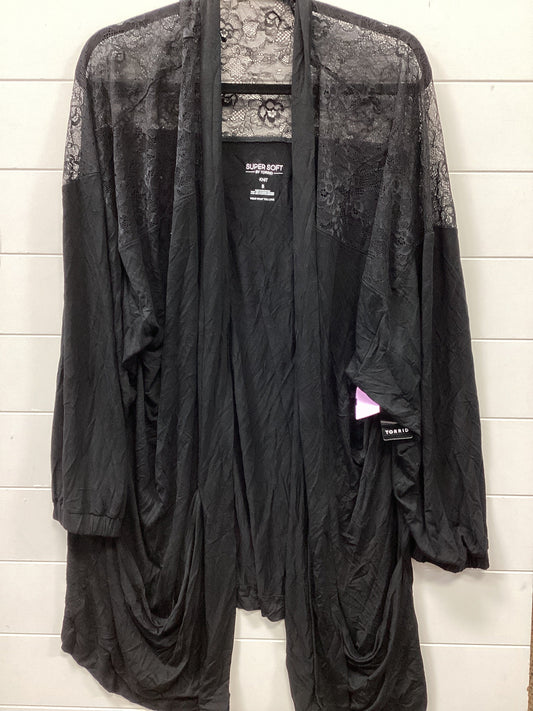 Cardigan By Torrid In Black, Size:4X