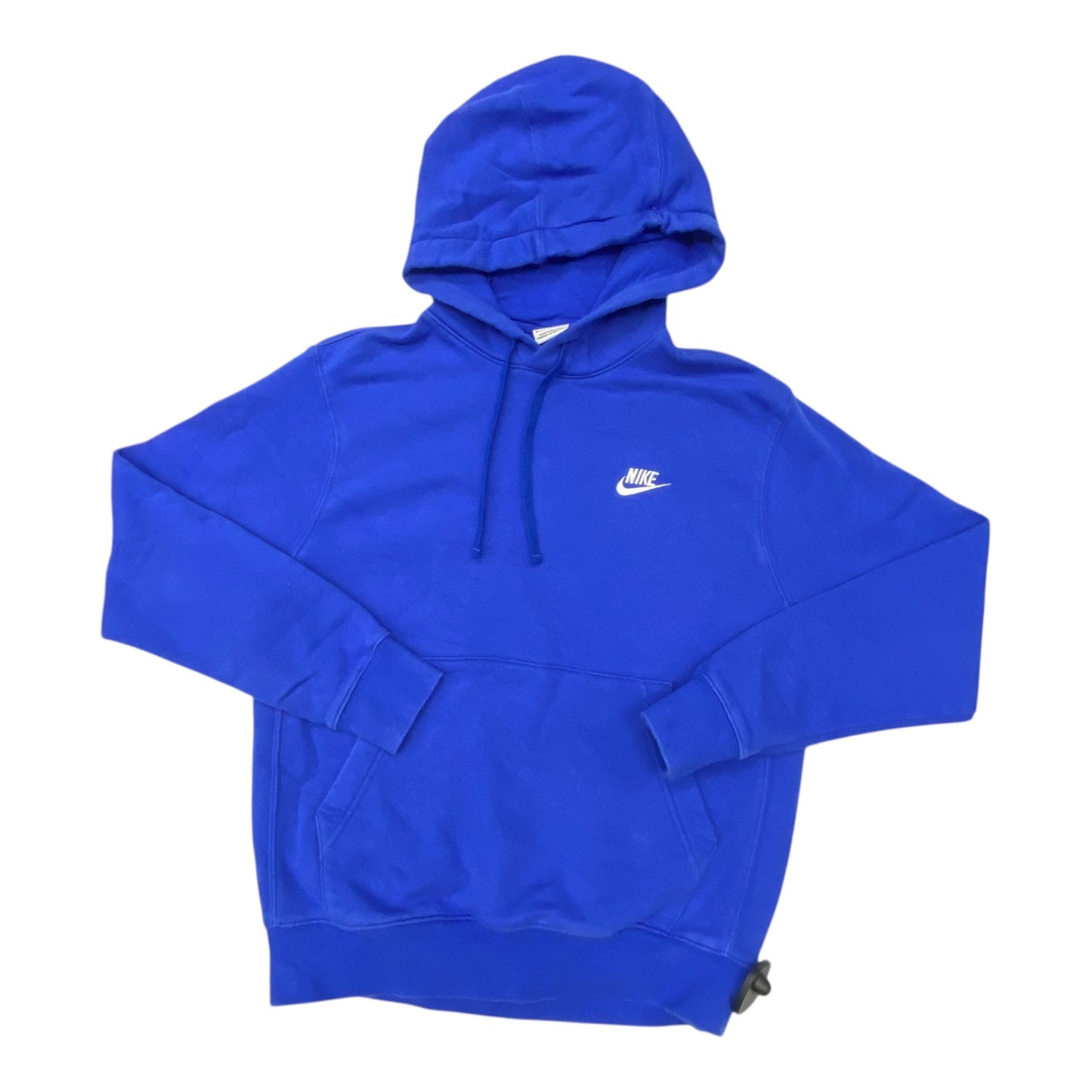 Athletic Sweatshirt Hoodie By Nike Apparel In Blue, Size:S