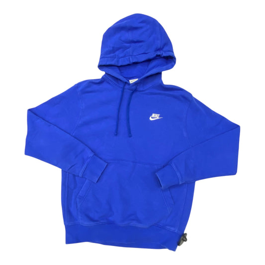 Athletic Sweatshirt Hoodie By Nike Apparel In Blue, Size:S